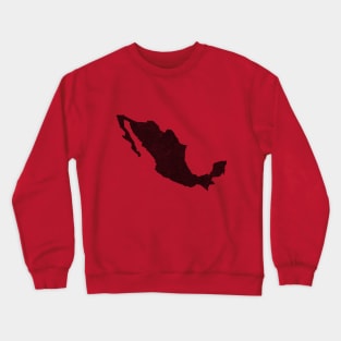 Mexico Map Design Crewneck Sweatshirt